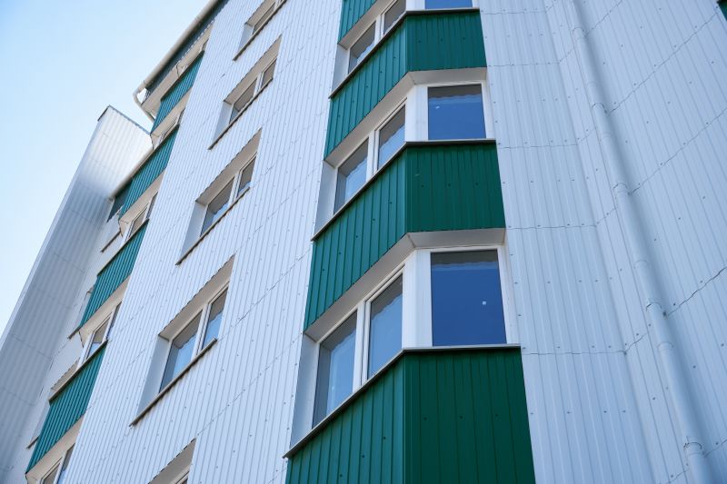 Multi-Story Building Siding